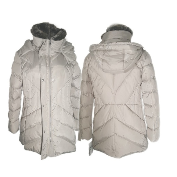 london fog hooded puffer coat